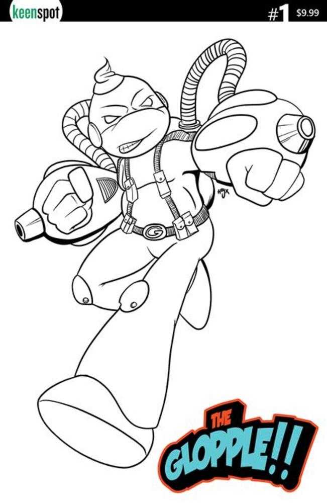 Glopple #1 Cover C Matt Chambers Coloring Book Variant