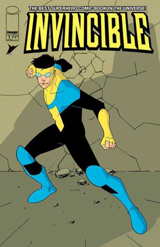 Df Invincible #1 Foil Edition Reprint Cgc Graded