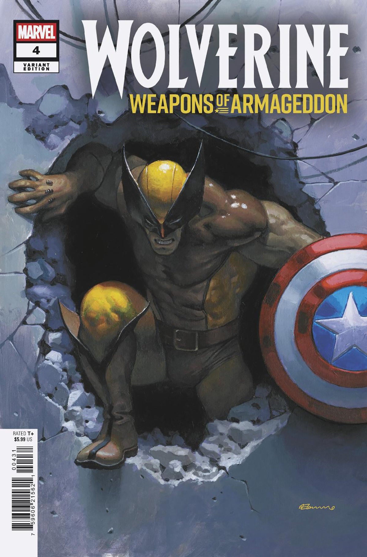Wolverine: Weapons Of Armageddon #4 Fabrizio De Tommaso Variant