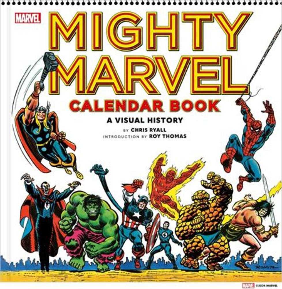 Mighty Marvel Calendar Book Hardcover A Visual History