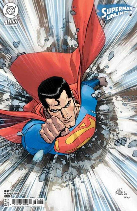 Superman Unlimited #1 Cover D Leinil Francis Yu Card Stock Variant
