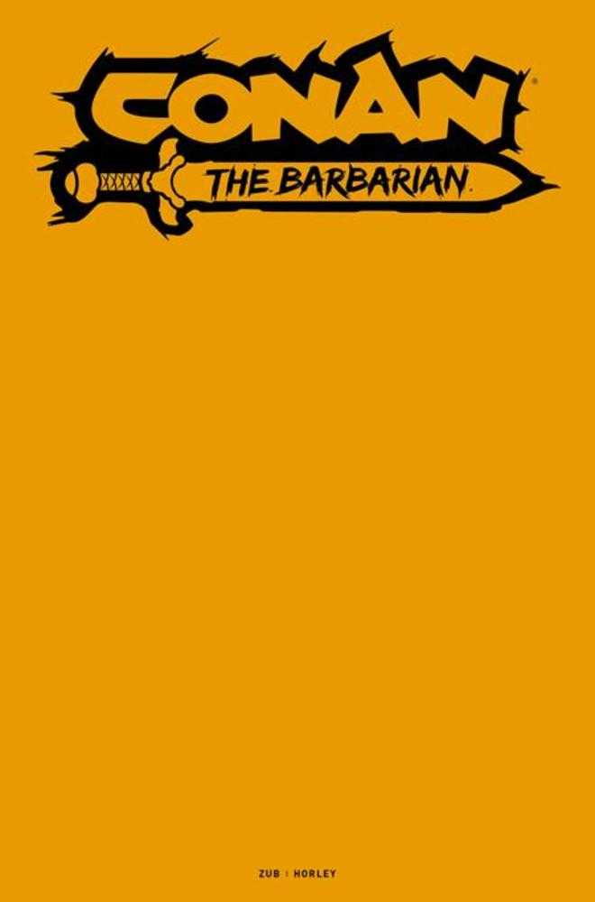 Conan The Barbarian #25 Cover H Color Blank Sketch Variant (Mature)