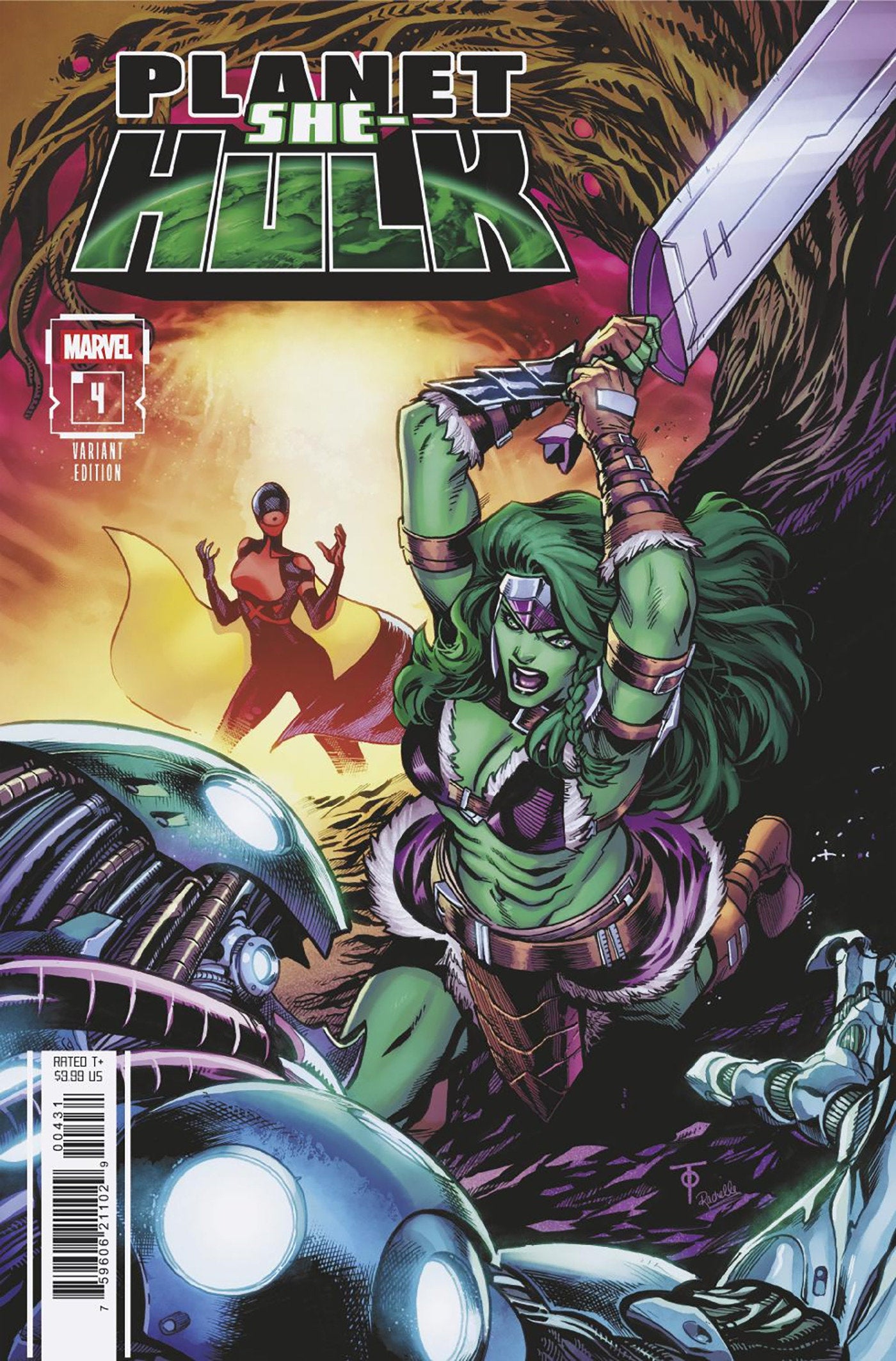 Planet She Hulk #4 Marcus To Variant